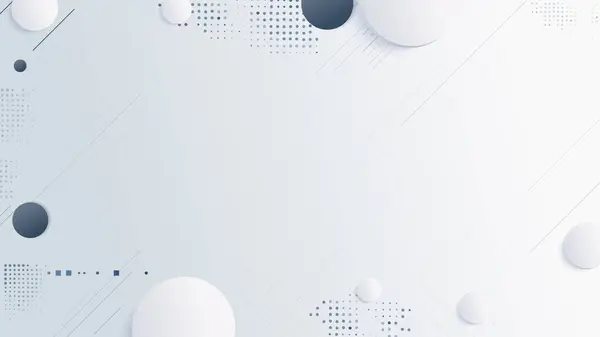 Mavi Soyut Çember Şablonu Web Arkaplanı, Modern İş Teknolojisi Arkaplanı