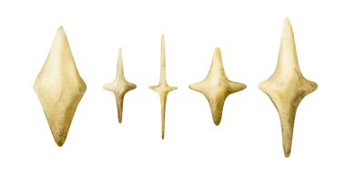 Parılda, parılda, parılda, parılda, parılda, parılda. Suluboya el çizimleri çocuk tasarımı, bebek partisi, Ramazan tasarımı, Kurban Bayramı, Kurban Bayramı için beyaz arka planda izole edilmiş.