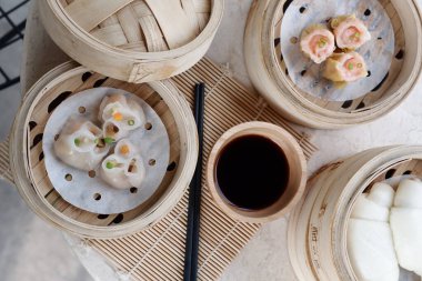 Asya yemeği Dim Sum