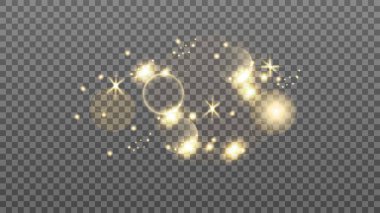 gold light and glitter texture glowing bokeh vector