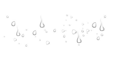gerçekçi su damlası ve yoğunlaşma vektörü