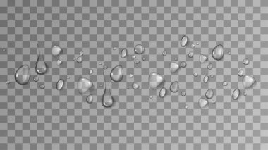 gerçekçi su damlası ve yoğunlaşma vektörü