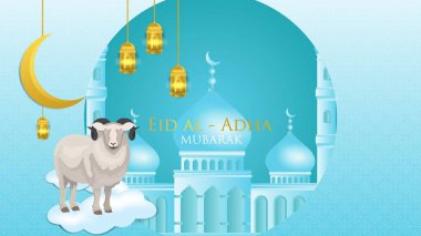 İslam bayramı vektörü için arkaplan