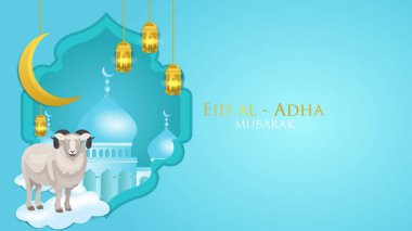 İslam bayramı vektörü için arkaplan