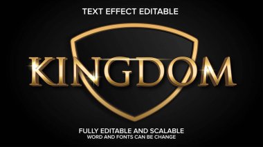 metin efekti krallık vektörü düzenlenebilir