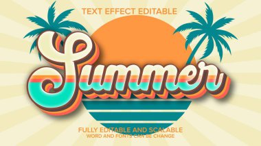 Klasik yazı efekti vektörü düzenlenebilir