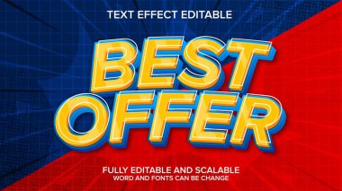 en iyi metin efekti vektörü düzenlenebilir