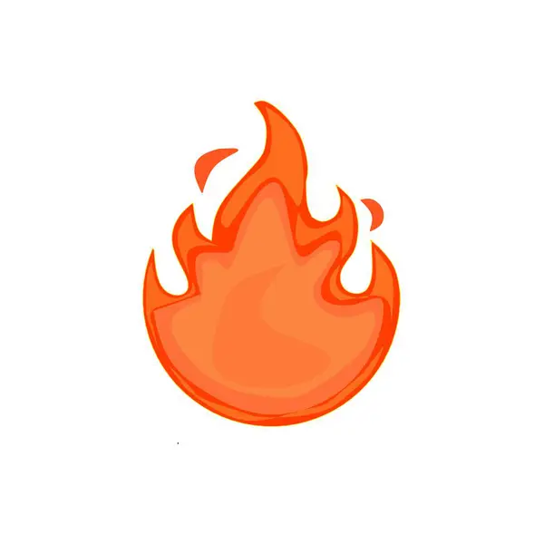 illustration vector graphic of ball fire.perfect for Fire is the rapid oxidation of a material (fuel) in the exothermic chemical process of combustion, resulting in the release of heat, light, and various reaction products.