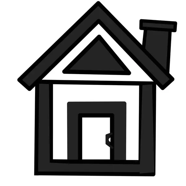 Ev minimalistinin illüstrasyon vektör grafiği. Basit terimler için iyi. Minimalist ev, ev boyunca minimalist tasarımı uygulayan bir evdir. Bu minimalist kavram ve tarz basit ve fonksiyonel tasarım görselleştirmesiyle eş anlamlıdır..