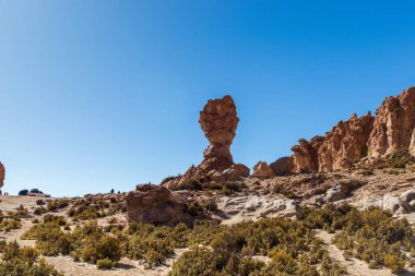 Bolivya çölünde bir kaya oluşumu, 
