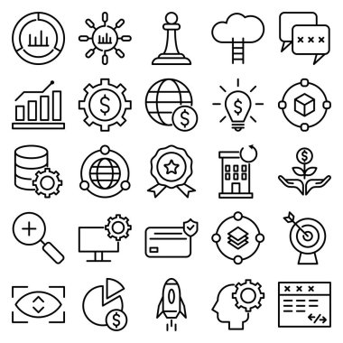 İş geliştirme dış simgeleri ayarlandı.