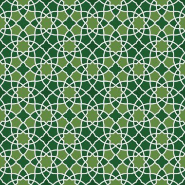 Arapça mozaik şekilleri pürüzsüz desenlidir. Ramazan dekoratif arka plan