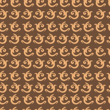 Kusursuz bir vektör tasarımında geleneksel Endonezya Batik deseni, karmaşık ve zarif motifler sergiliyor.