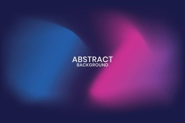 Renkli karışım pembe, mavi ve koyu mavi siber punk soyut arkaplan. Vektör illüstrasyonu