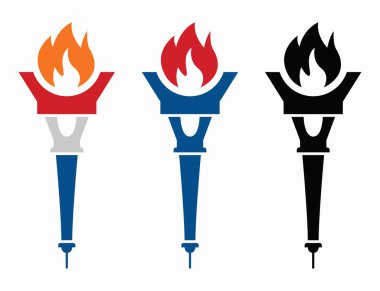 Eyfel Kulesi şeklinde tasarlanmış olimpiyat meşalesinin eşsiz bir temsili..