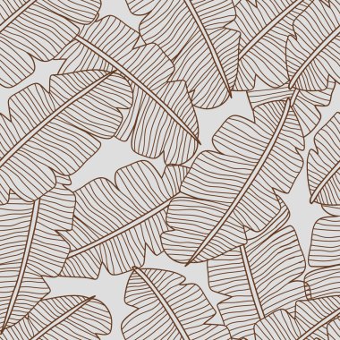 Kusursuz muz yaprağı çizimi.