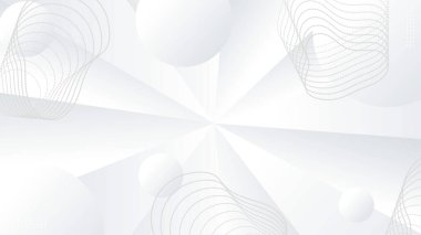 Modern soyut afiş yıldız patlaması gri gradyan arkaplanı şekillendirir. Vektör illüstrasyonu.