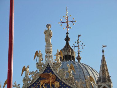 İtalya, Venedik 'teki San Marco Bazilikasının ayrıntıları