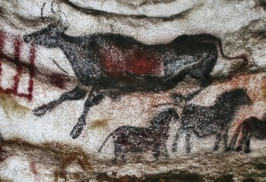 Lascaux mağaraları, tarih öncesi sanatın en önemli tanıklıklarından biri olarak kabul edilen Paleolitik resimlerle süslenmiş mağaralardır (UNESCO)