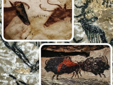 Lascaux mağaraları, tarih öncesi sanatın en önemli tanıklıklarından biri olarak kabul edilen Paleolitik resimlerle süslenmiş mağaralardır (UNESCO)