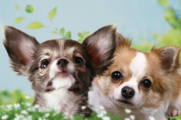 Chihuahua puppies,  The Chihuahua, also known as the Chihuahueo in Spanish, is a tiny dog breed originating from Mexico. It's named after the Mexican state of Chihuahua and is widely considered one of the smallest dog breeds globally.