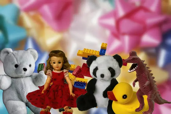 Many Soft plush fluffy toys (teddy bears)