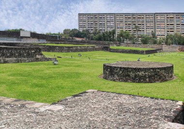 Tlatelolco was an important city of the Ancient Aztec Empire, near the larger city of Tenochtitlan (modern Mexico City). It became famous for its lively market, the largest in all of central Mexico  clipart