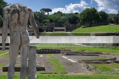 Roma İmparatoru Hadrian tarafından inşa edilen Hadrian 'ın Villa' sı (Tivoli, Roma) antik Roma 'nın en güzel arkeolojik yerlerinden biridir.  