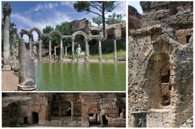 Roma İmparatoru Hadrian tarafından inşa edilen Hadrian 'ın Villa' sı (Tivoli, Roma) antik Roma 'nın en güzel arkeolojik yerlerinden biridir.