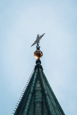 Norveç 'in güzel Trondheim kentindeki Nidaros Katedrali.