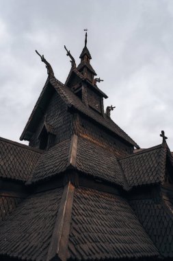 Borgund kilisesi Norveç 'teki Borgund ahşap kilise, Borgund stavkirke.