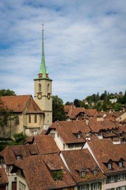 İsviçre 'nin başkenti Bern' deki Nydegg Kilisesi 'nin yakınında..
