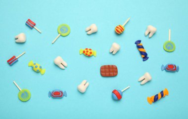 Şekerli dişler. Diş bakımı, diş sağlığı hizmetleri..