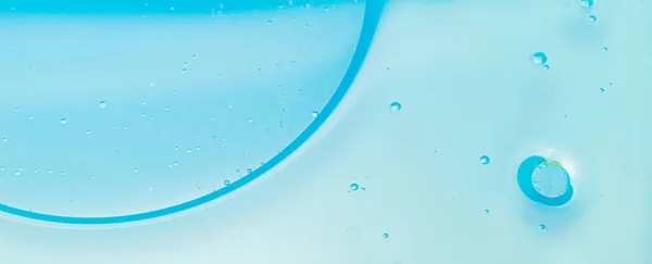 Pęcherzyki Oleju Wodzie Okrągłe Abstrakcyjne Krople — Zdjęcie stockowe