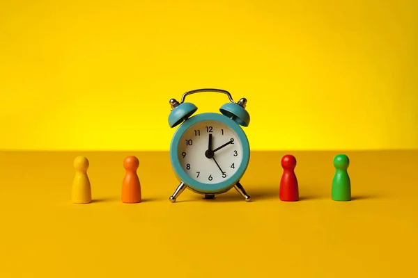 Alarm Van Deadline Het Bedrijfsleven Kantoor Werktijden Concept — Stockfoto