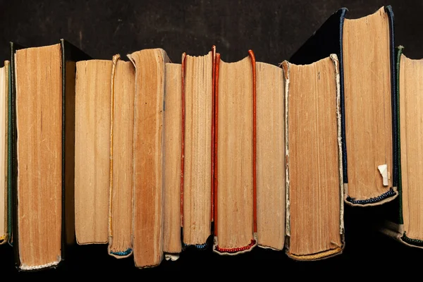 Вінтажні Паперові Бібліотечні Книги Читання Освіти Літератури Знання Сила — стокове фото