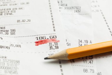 Perakende satış makbuzları. Aile bütçesinde mali denge.