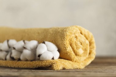 Organik pamuk havlular. Çevre dostu tekstil.
