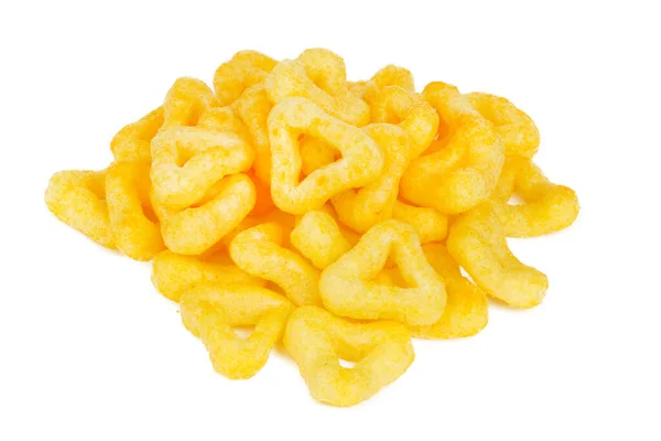 Corn Beer Snack White Background Close — Stock Photo, Image