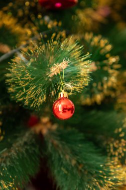 Noel ağacı dekorasyonu arka planı