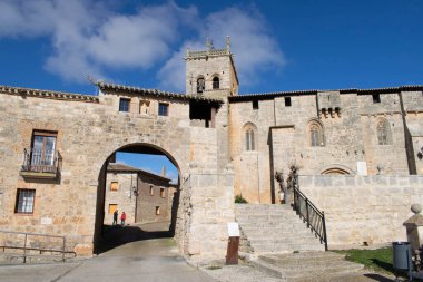 Exterior of the Church of Villegas, Burgos, Spain.