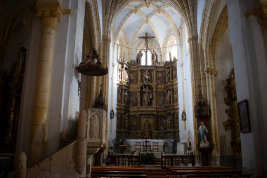 Interior of the gothic church of Villegas, Burgos, Spain.