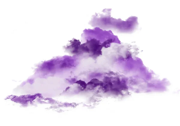 Cloud-shaped purple ink blot.
