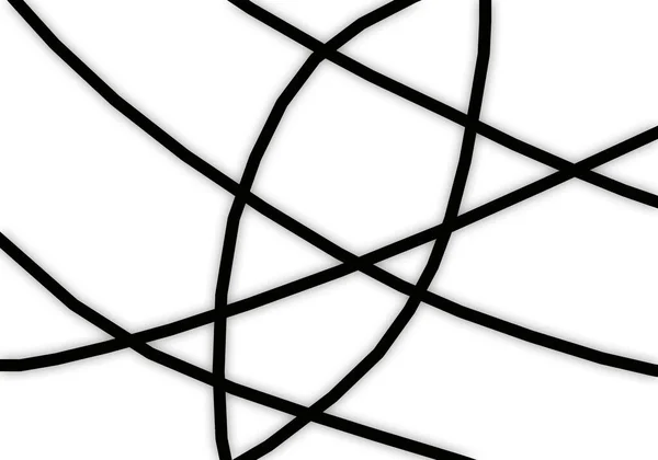 Schwarz Weiße Unregelmäßige Linien Und Striche Hintergrund — Stockfoto