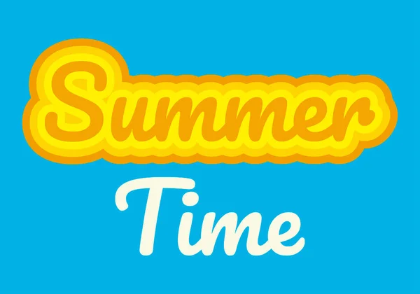Літній Час Тло Відпустки — стоковий вектор