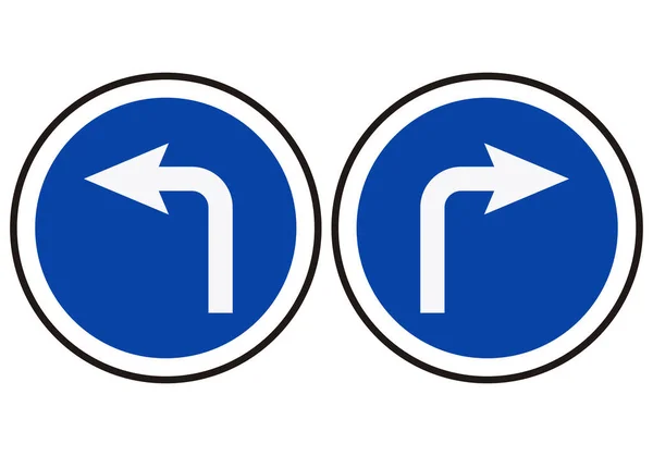 Ikony Signálu Vlevo Vpravo — Stockový vektor