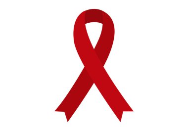 HIV veya AIDS kırmızı kurdelesi.