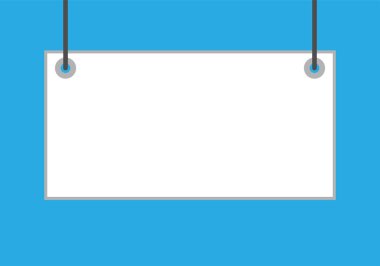 Boş ve asılı işaret simgesi.