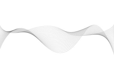 Kavisli ve dalgalı siyah ağ.