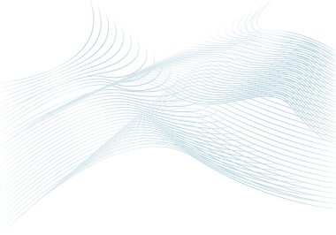 Mavi dalgalı eğri çizgiler ağ arkaplanı.